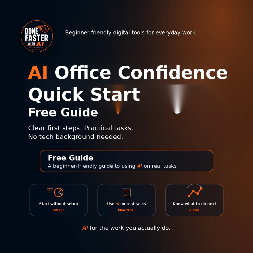 AI Office Confidence Quick Start — Free Guide